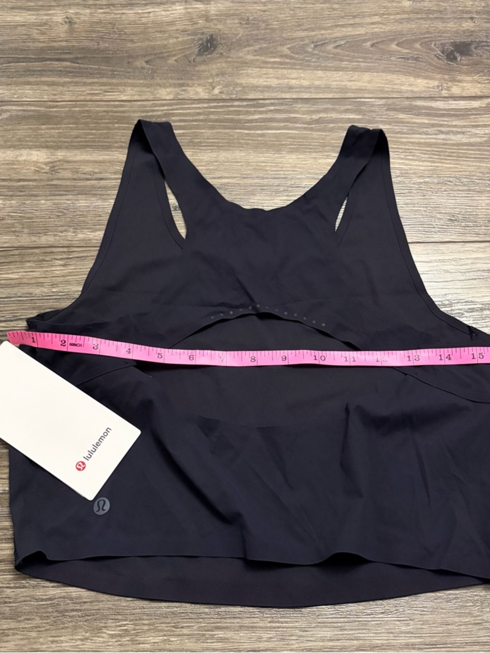 NWT Lululemon Fast and Free Tank Top *Light (Nightmoth) Size Large - Picture 8 of 8